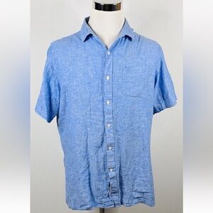 Claiborne Light Blue Casual Button Down Shirt